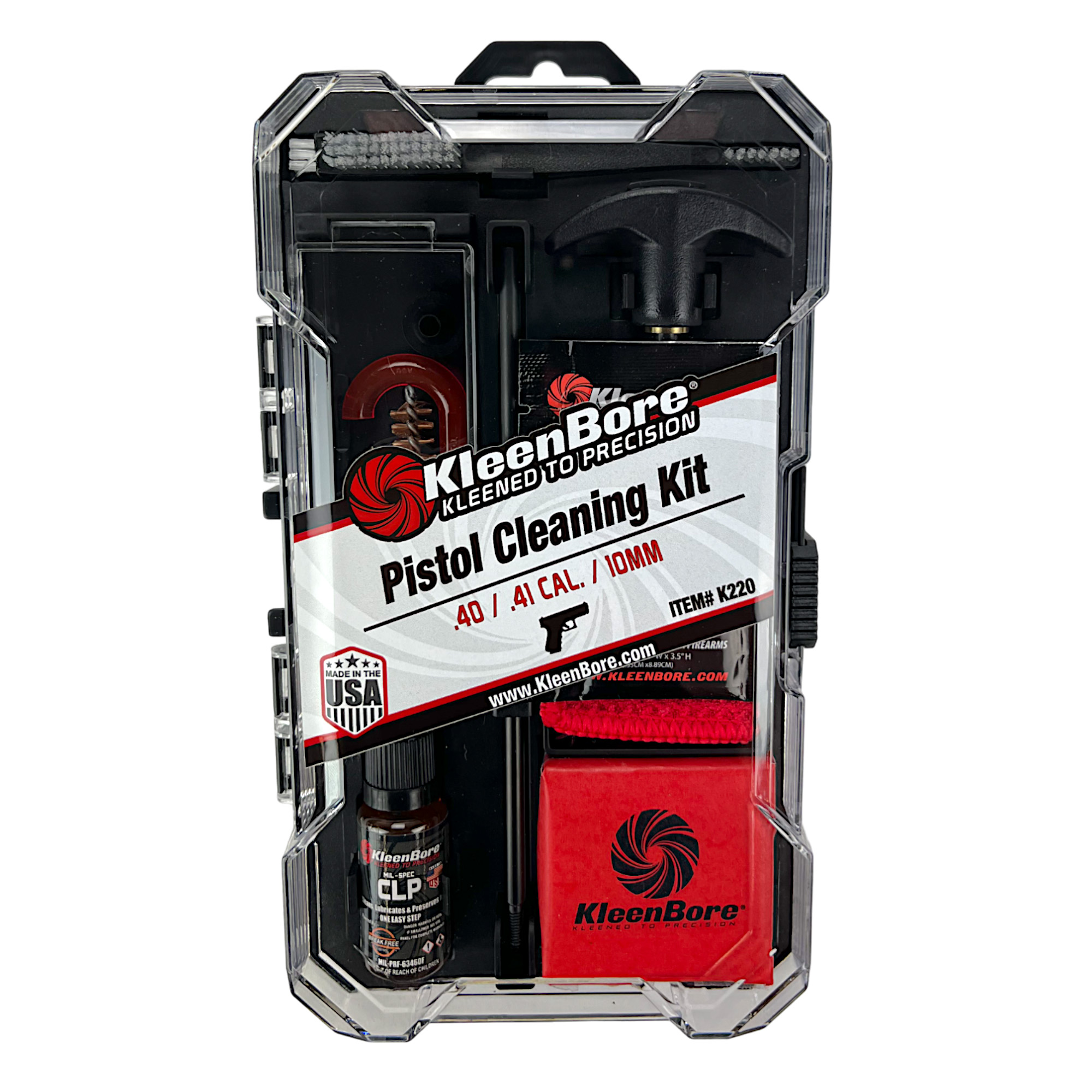 Kleen-Bore K220 Classic Cleaning Kit .40/.41/10mm