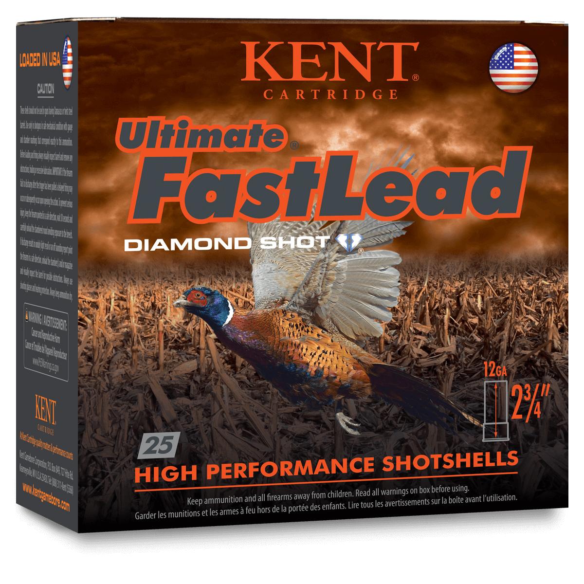 Kent Ultimate Fast Lead Shotshells 20 ga 3" 1-1/4oz 1300 fps #5 25/ct