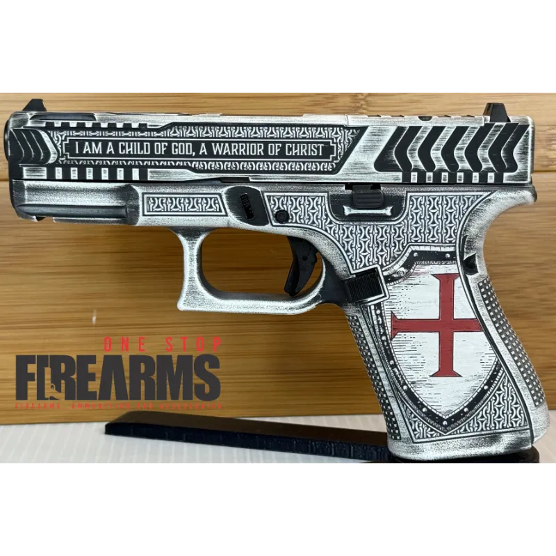 Templar Glock 19 Gen5 9mm Distressed White 15 Round Pistol