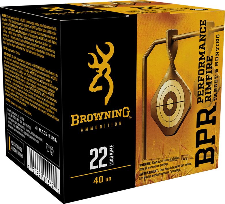 Browning BPR .22 LR 40gr LRN 400rd