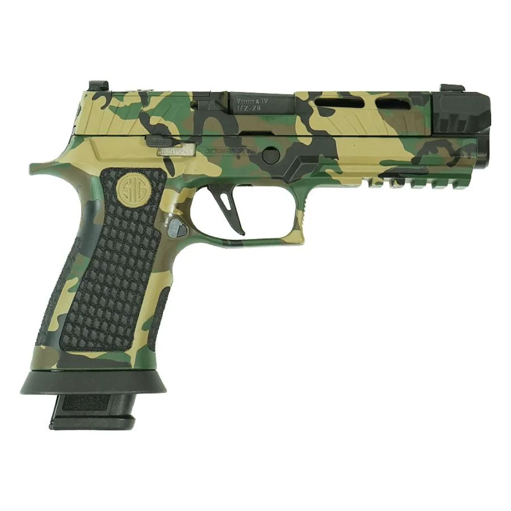 Sig Sauer P320 Spectre Comp 9mm 4.6" Woodland Camo 21rd