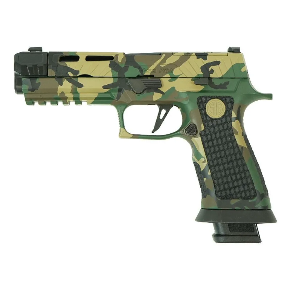 Sig Sauer P320 Spectre Comp 9mm 4.6" Woodland Camo 21rd