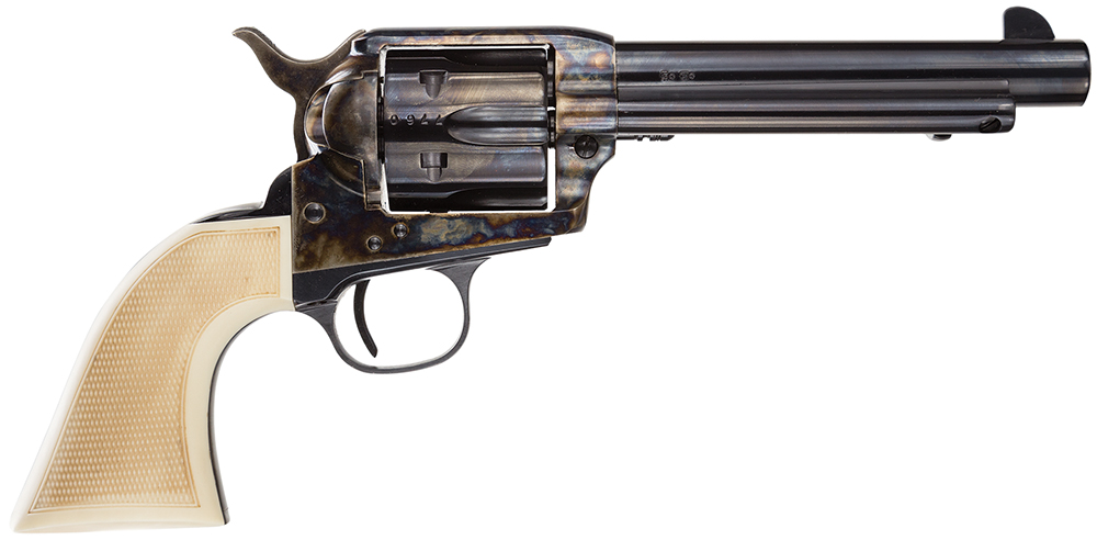 Taylors & Co Marshal 45 Colt 5.5" Blued Case Hardened Revolver