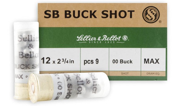 S&B 12GA 2 3/4 00 BK 11/8 25