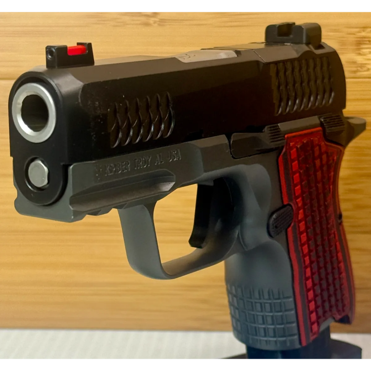 Kimber CDS9 9mm Red/Grey 3.64" Optic Ready Pistol 15+1