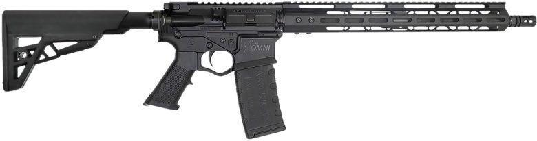 ATI ATIGOMX300ML15 Omni Hybrid  300 Blackout 30+1 16" Black Threaded Barrel, Black Picatinny Rail Polymer Receiver, 15" M-LOK Handguard, Adjustable Black Synthetic Stock, Black Polymer Grip