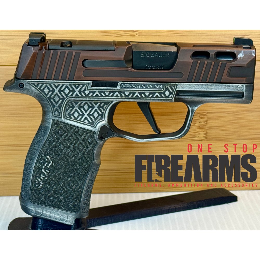 Sig Sauer P365X Debacle 9mm Custom Engraved Pistol