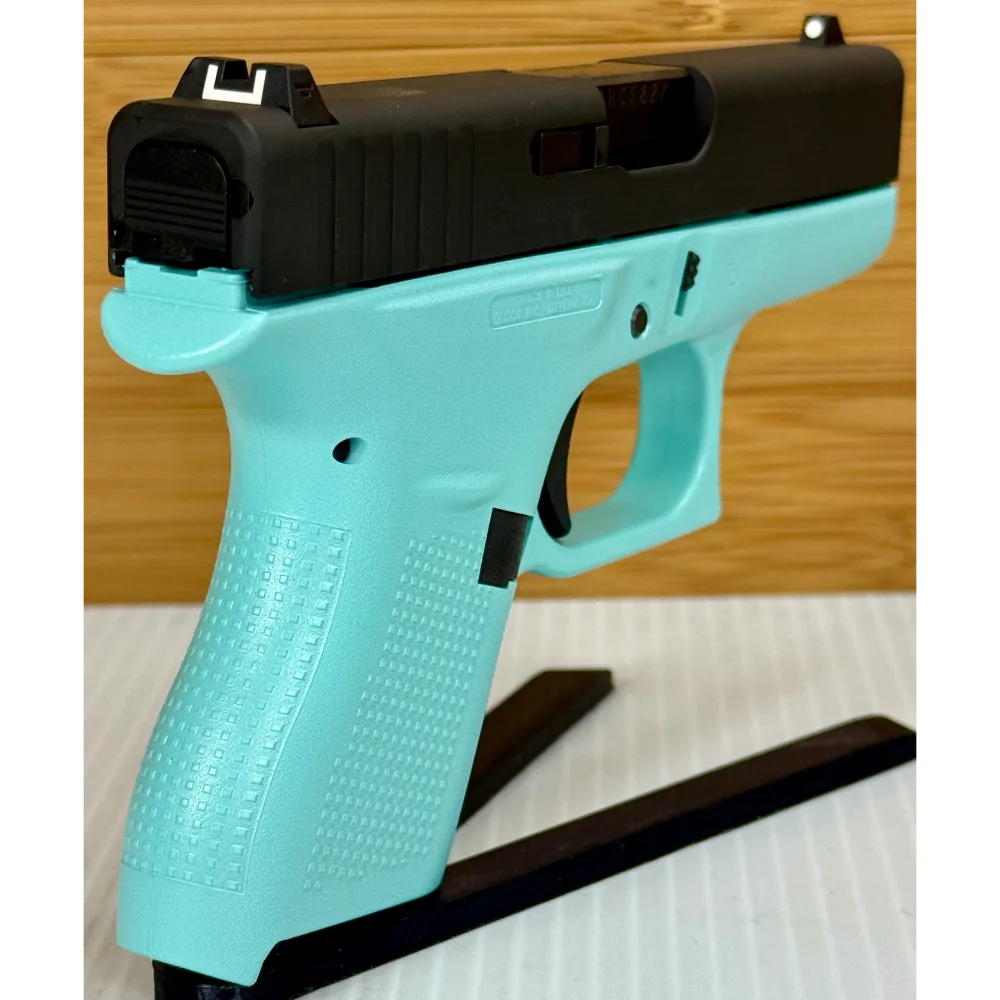 GLOCK 42 ROBINS EGG BLUE 380ACP 6RD PISTOL - image 5 of 7