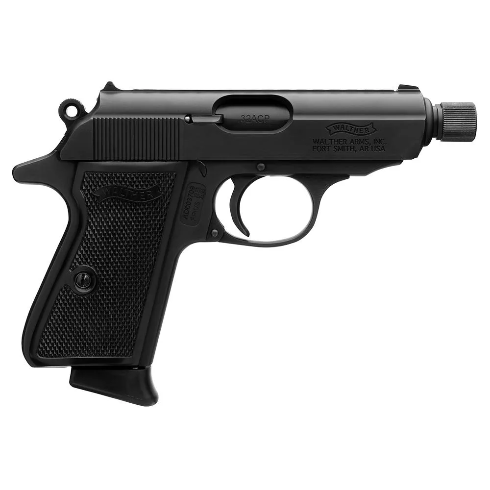 Walther PPK/S 32 ACP Pistol Blue Finish 6+1 Capacity Threaded Barrel