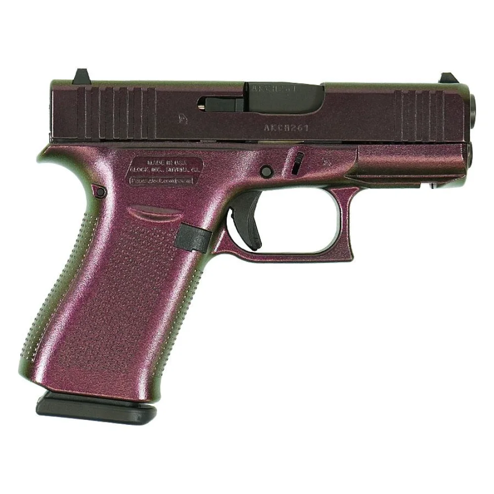 Glock 43X 9mm Shimmering Razorback 3.4" 10rd Pistol USA Made