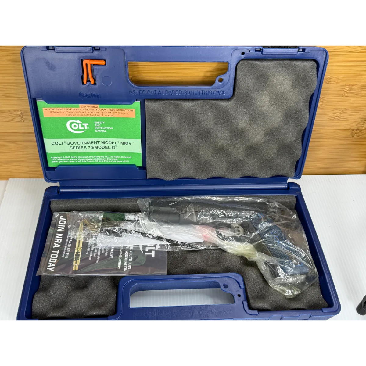 Colt 1911 Competition .45 ACP 5" Blued, G10 Grips Handgun