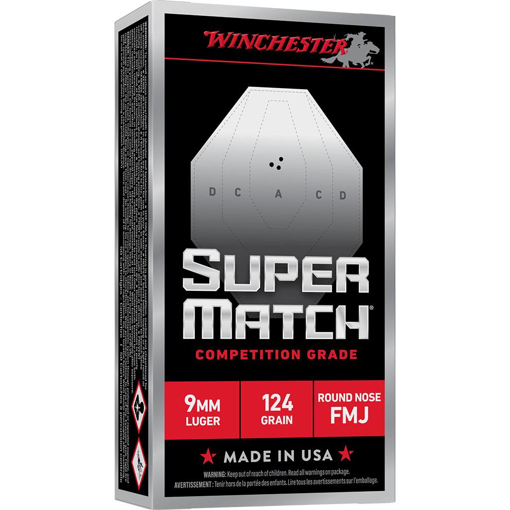Winchester Super Match 124 Grain 9mm Ammunition - image 3 of 5