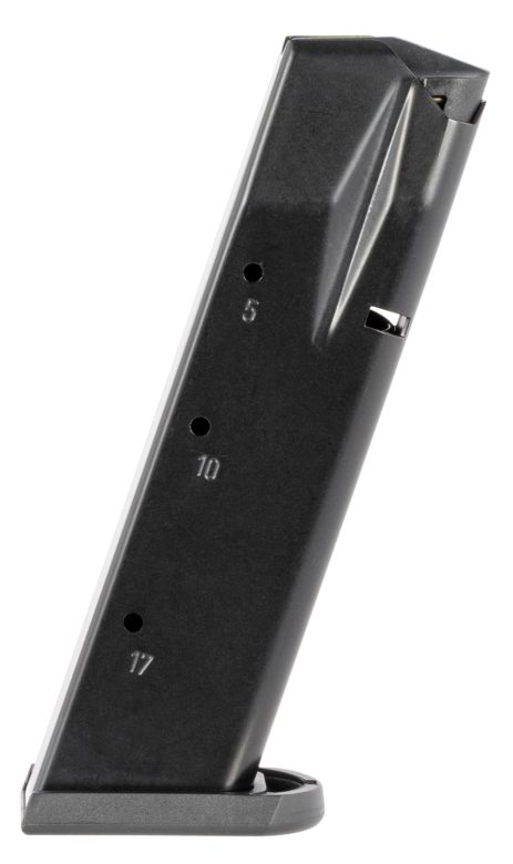 Mec-Gar MGWIT9SFAFC Standard 17rd 9mm Luger Fits Tanfoglio Witness Small Frame Blued w/Anti-Friction Coating Carbon Steel