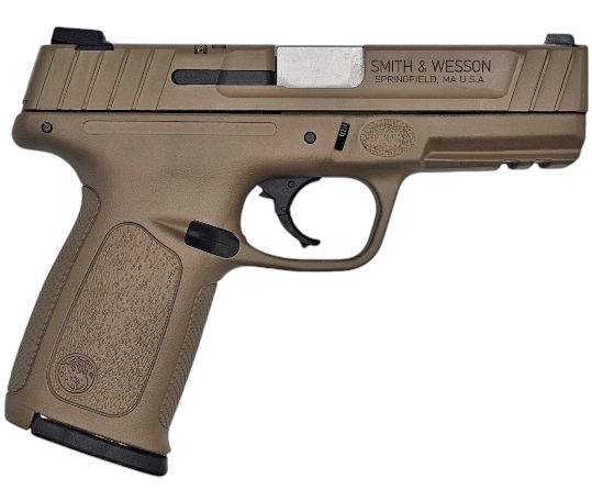 SMITH AND WESSON SD9VE 9MM 10RD FDE CA COMP 13577
