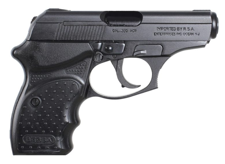 Bersa THUN380MLTCC Thunder  Micro-Compact Frame 380 ACP 7+1, 3.50" Black Steel Barrel, Matte Black Serrated Steel Slide & Aluminum Frame