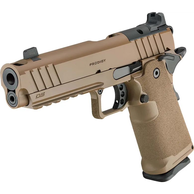 SPRINGFIELD AMRORY 1911 DS PRODIGY COMP FDE 9MM 5" 20-RD SEMI-AUTO PISTOL