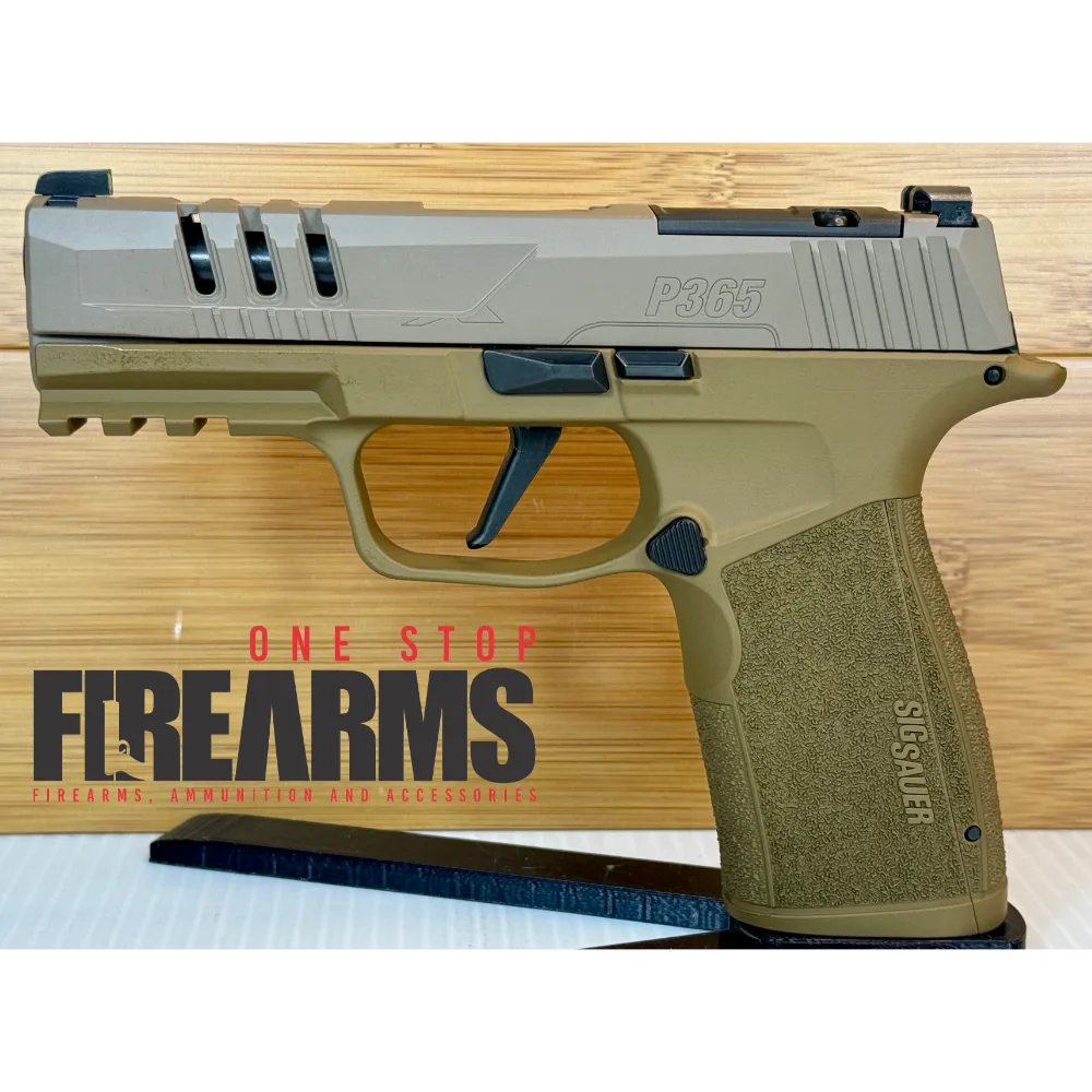 Sig Sauer P365X Macro 2-Tone FDE 9mm 17 Round Custom Pistol