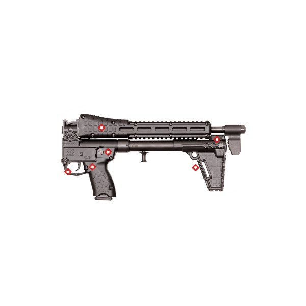 Kel Sub-2000-g19 9mm Rfl 15rd