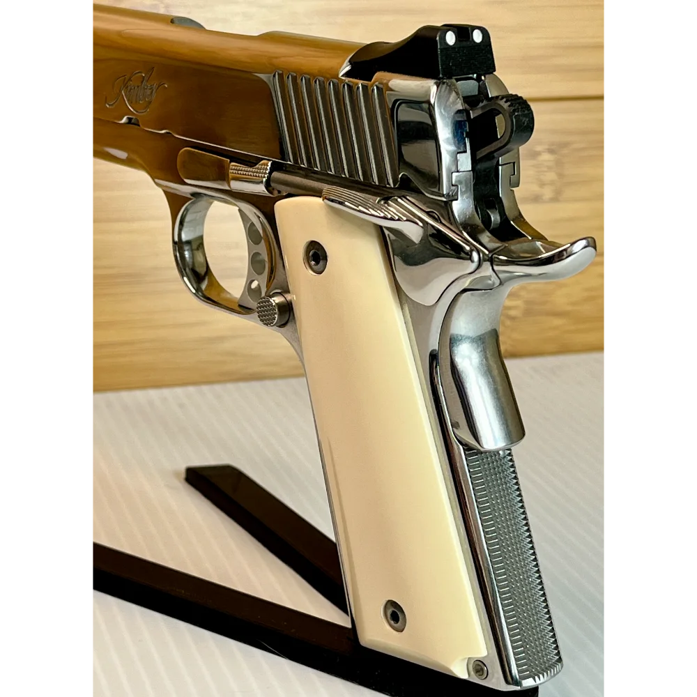 Kimber High Polish Stainless II 1911 38 Super Pistol 9RD
