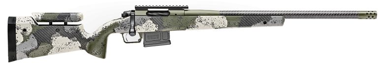 Springfield Armory BAW92265CMCFGA 2020 WayPoint 6.5 Creedmoor 5+1 22" CF Evergreen Camo Hybrid Profile w/Adj Cheek Comb & M-LOK Stock Mil-Spec Green Cerakote Right Hand