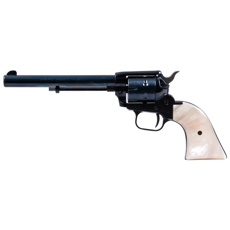 HERITAGE ROUGH RIDER PEARL 22LR/22M 6.5" 6RD REVOLVER