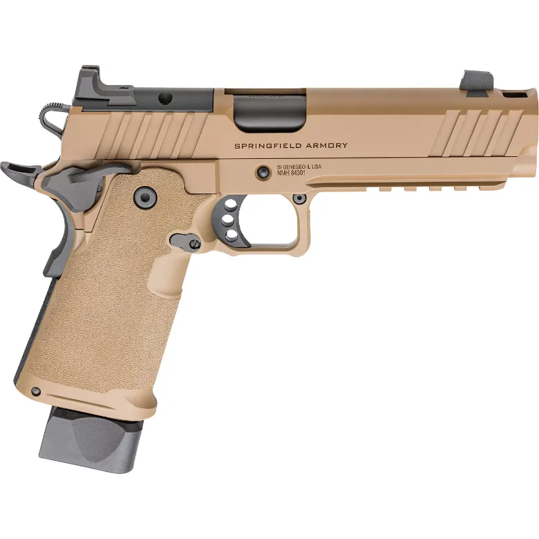 SPRINGFIELD AMRORY 1911 DS PRODIGY COMP FDE 9MM 5" 20-RD SEMI-AUTO PISTOL