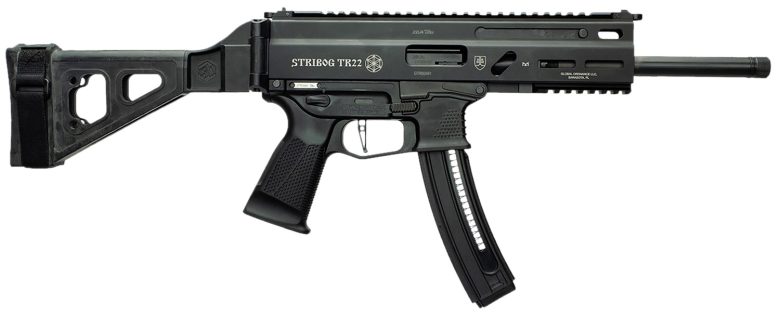 Grand Power TR22 Stribog 22LR 25+1 8" Black Pistol
