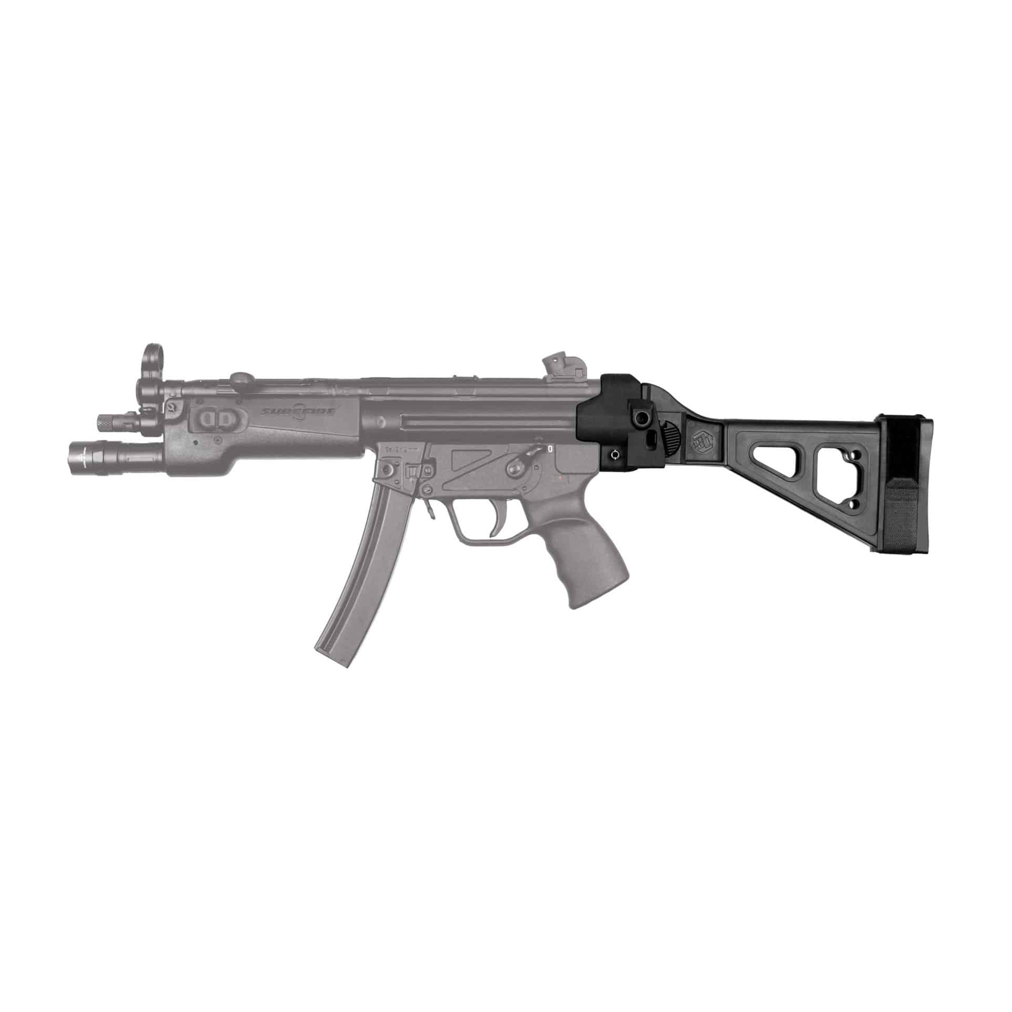 SB Tactical HK Brace SBT5, Side Folding Stabilizing Brace, Black