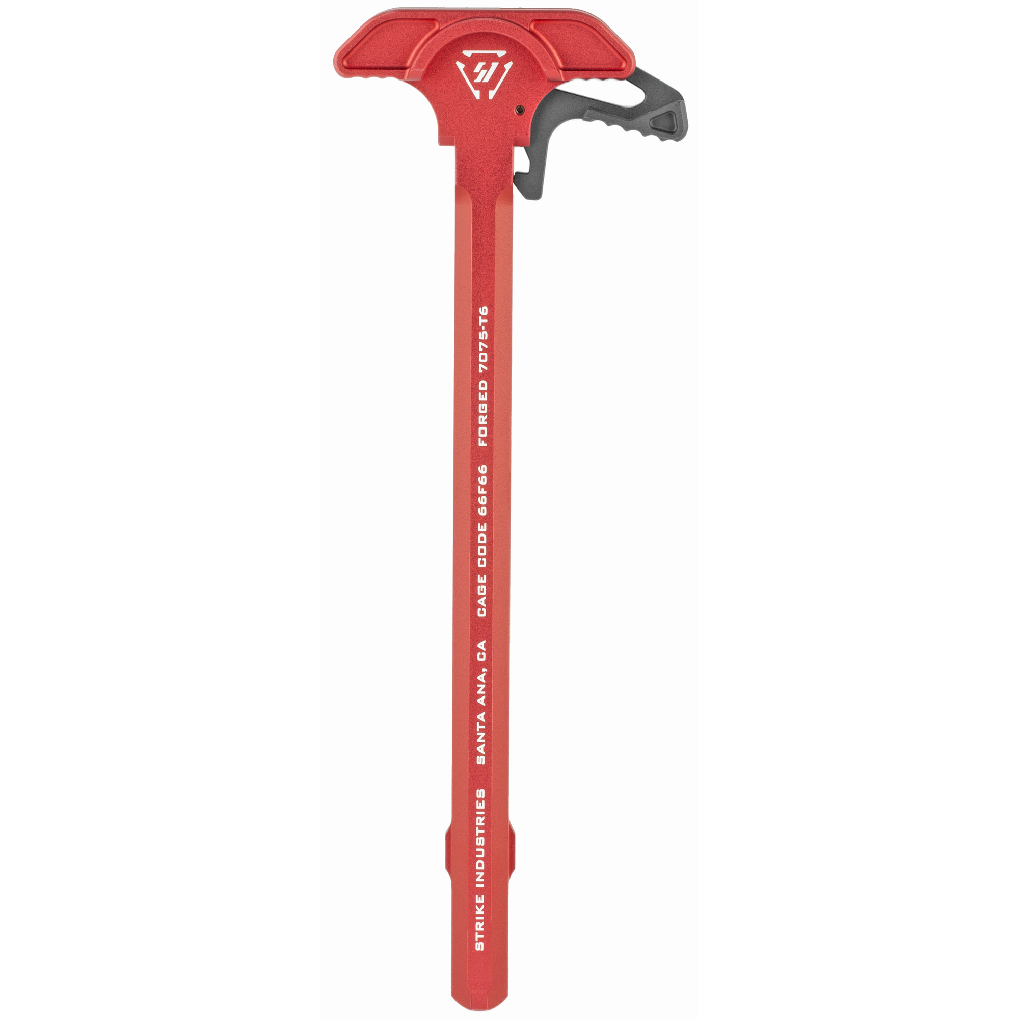 Strike Industries Extended Latch Charging Handle AR-15 Red Anodized