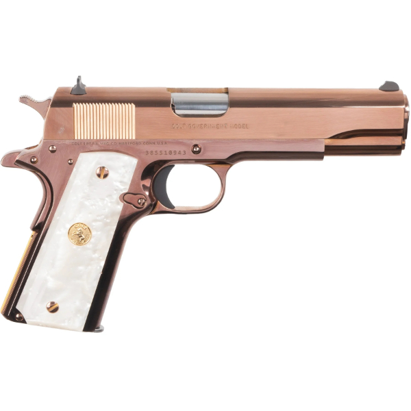 Colt Government Rose Gold 38 Super 9 Round Pistol