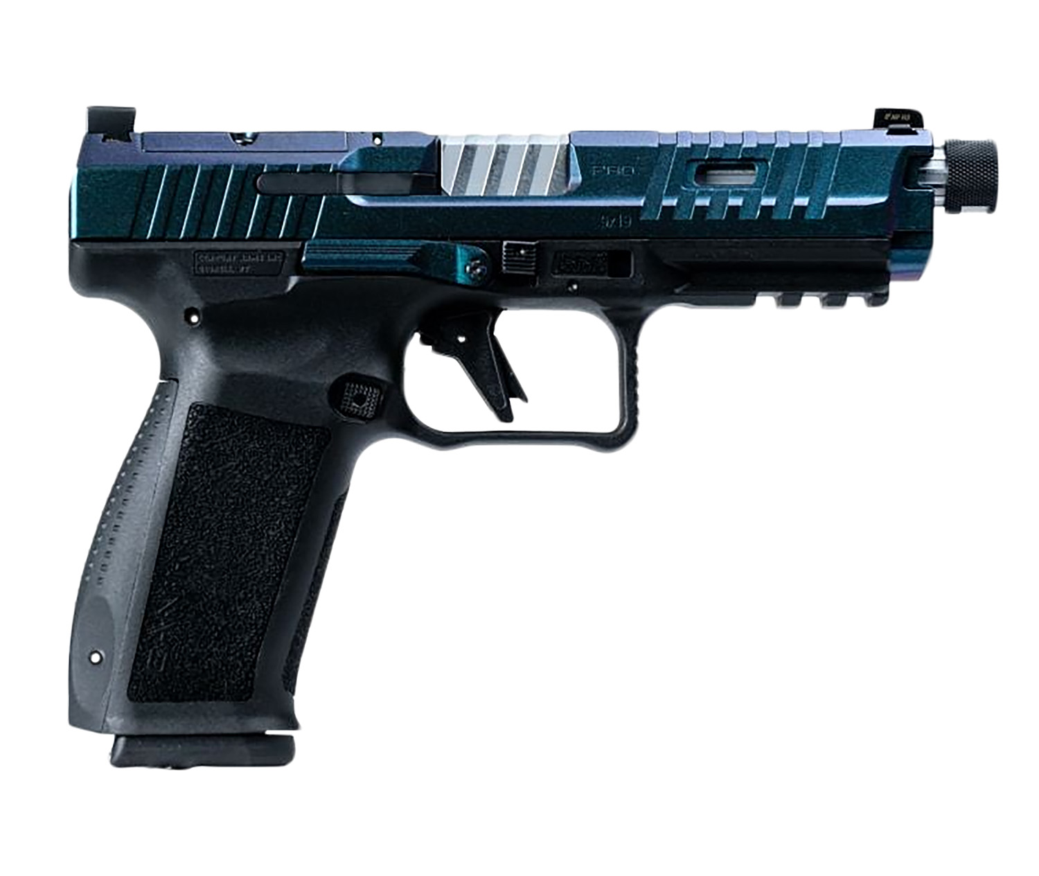 Canik Mete Pro 9mm 5" Threaded Fluted Barrel Stingray Slide 18+1 Optic Ready Pistol