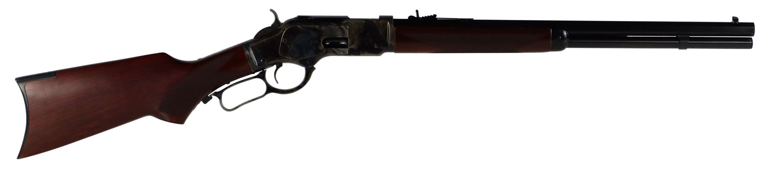 Taylors & Company 550219 1873  45 Colt (LC) Caliber with 10+1 Capacity, 20" Blued Octagon Barrel, Color Case Hardened Metal Finish & Walnut Fixed Pistol Grip Stock Right Hand (Full Size)