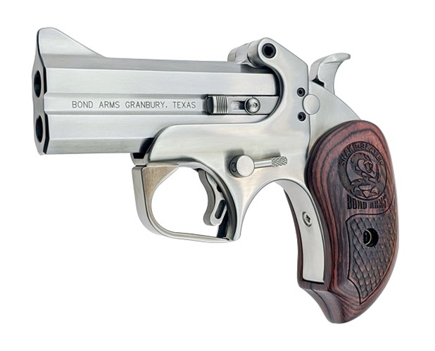 Bond Arms Snakeslayer Original 357 Magnum Derringer – 3.5" Barrel Rosewood Grip