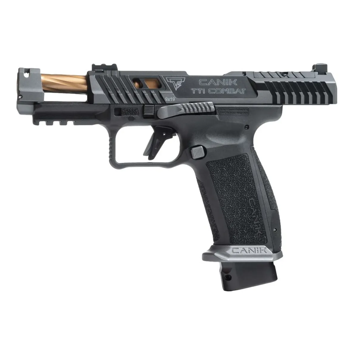 Canik TTI Combat - Smoke | 9mm | 4.6" Barrel | 2 x 18rd Mags