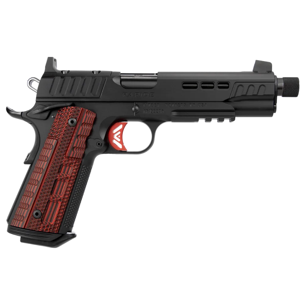 Kimber Rapide Heat OR Threaded 9mm 5.5" 9+1 G10 Grips Black