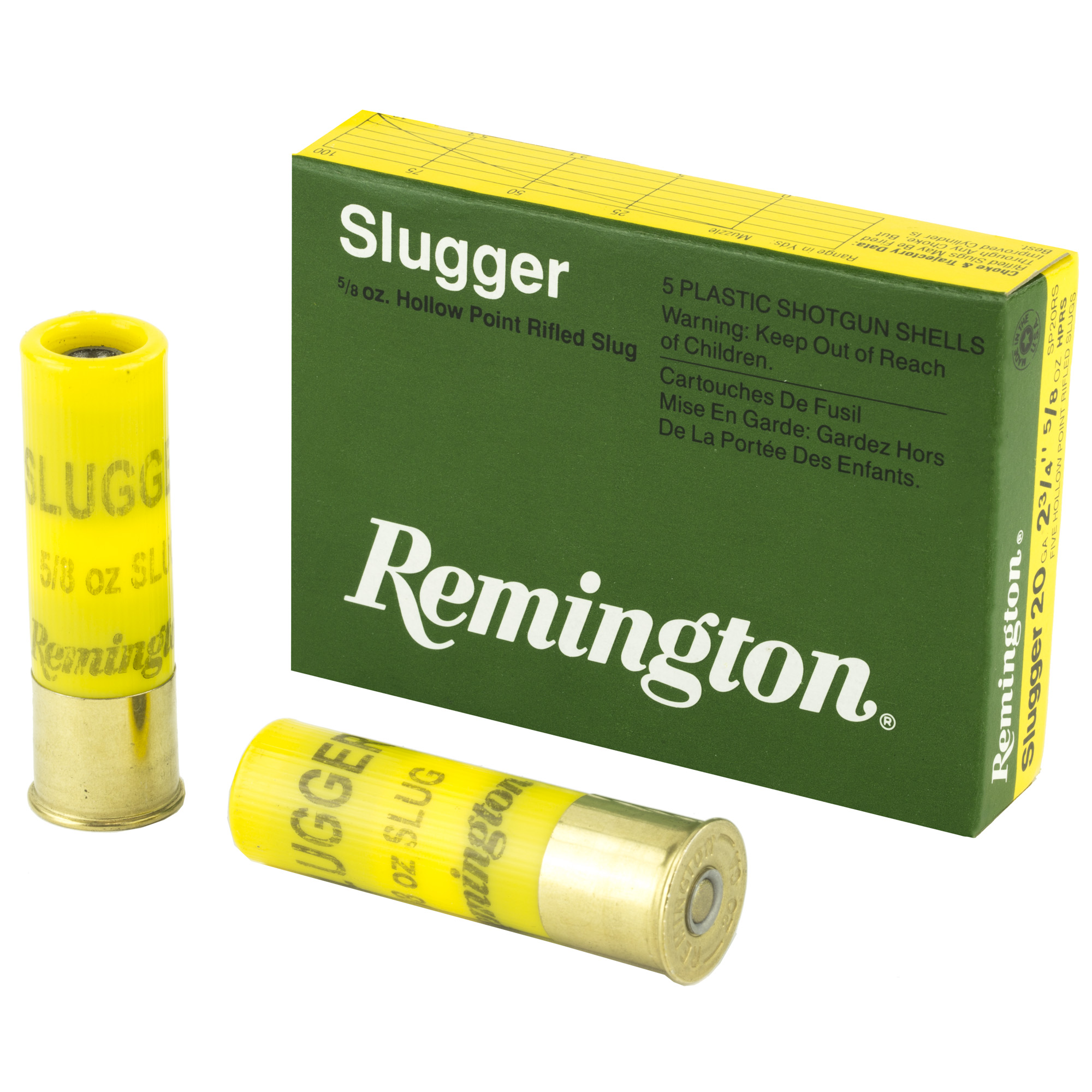 Remington Slugger 20 Gauge 2.75" Rifled Slug