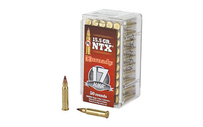 Hornady .17 HMR 15.5gr NTX Ammo 50rd