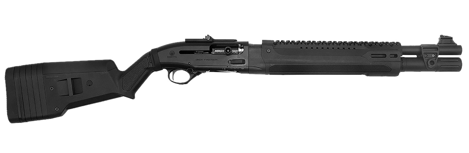 Langdon Tactical Tech LTT1301HBFRMBLK Beretta 1301 3" 7+1 18.50" Black Oxide Heat Shield Barrel, Black Optic Ready Aluminum Receiver, Black Magpul Polymer Stock, Beretta Patrol Forend