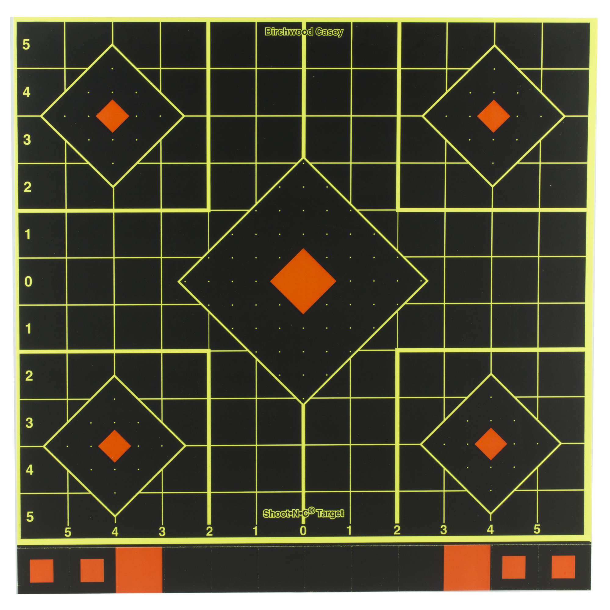Birchwood Casey Shoot-N-C Reactive Target 12" 5-Diamond 5-Pack