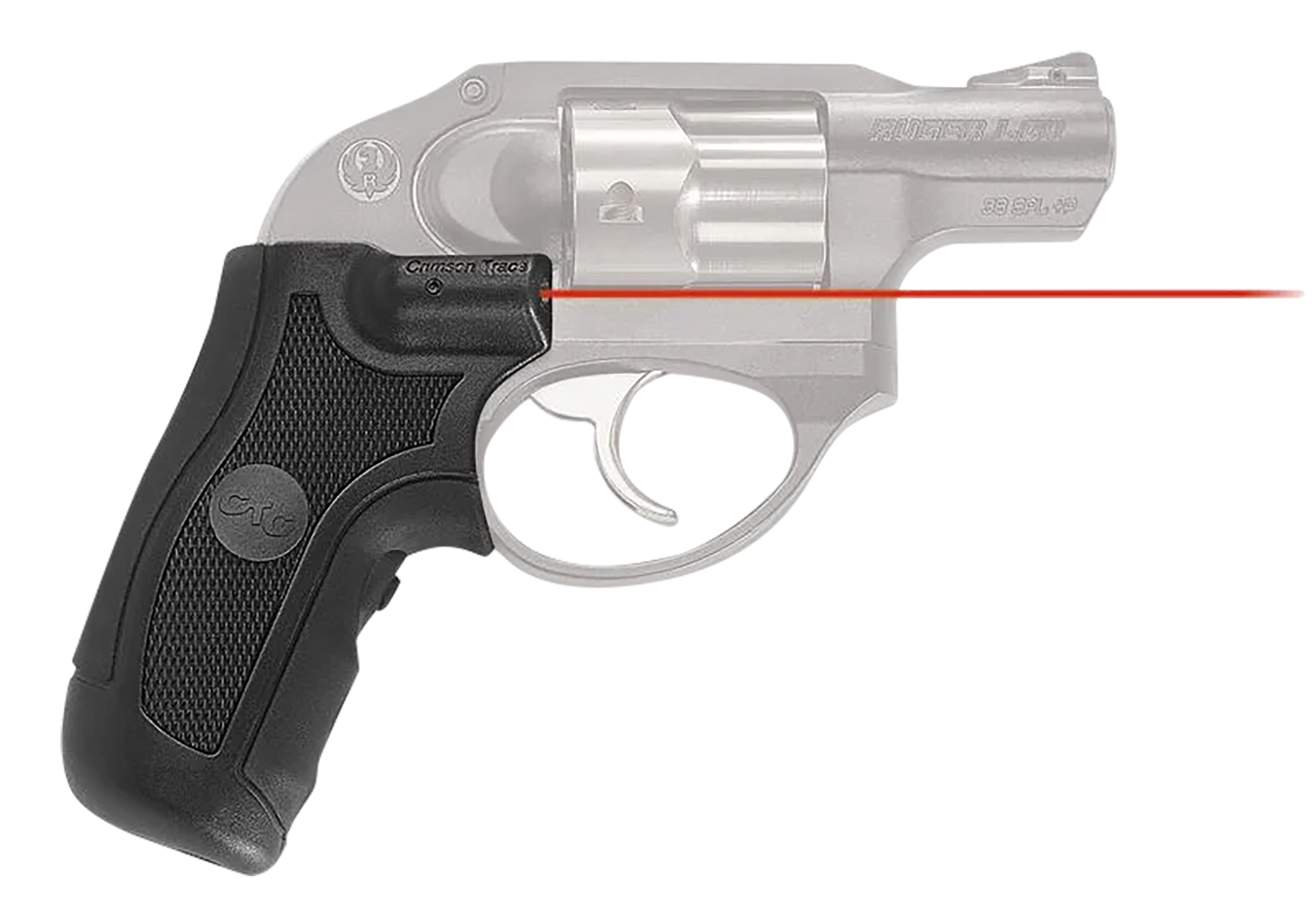 Crimson Trace Lasergrips Laser Grip for Ruger LCR, Black - 01-4330-1 - image 4 of 6