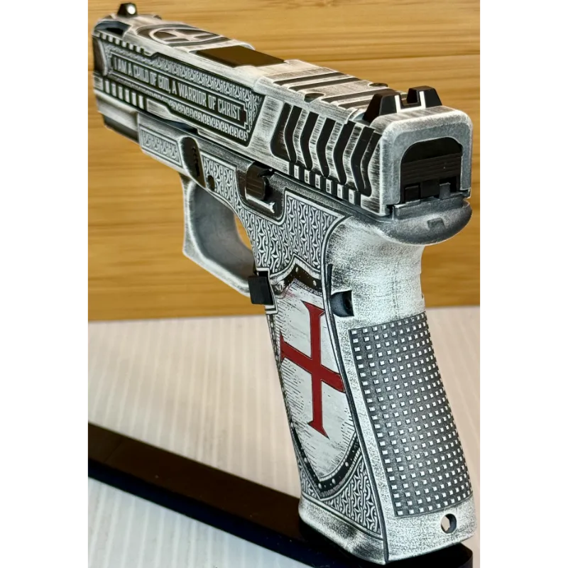 Templar Glock 19 Gen5 9mm Distressed White 15 Round Pistol