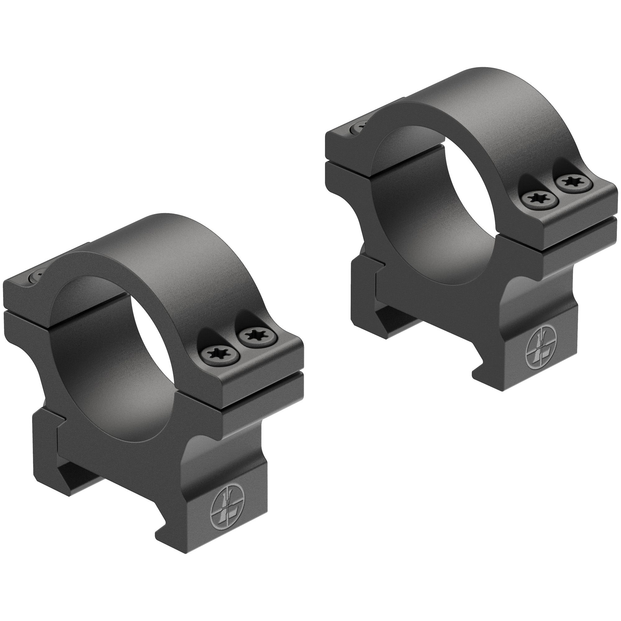 Leupold Open Range Cross-Slot 1" Low Matte Black Scope Rings