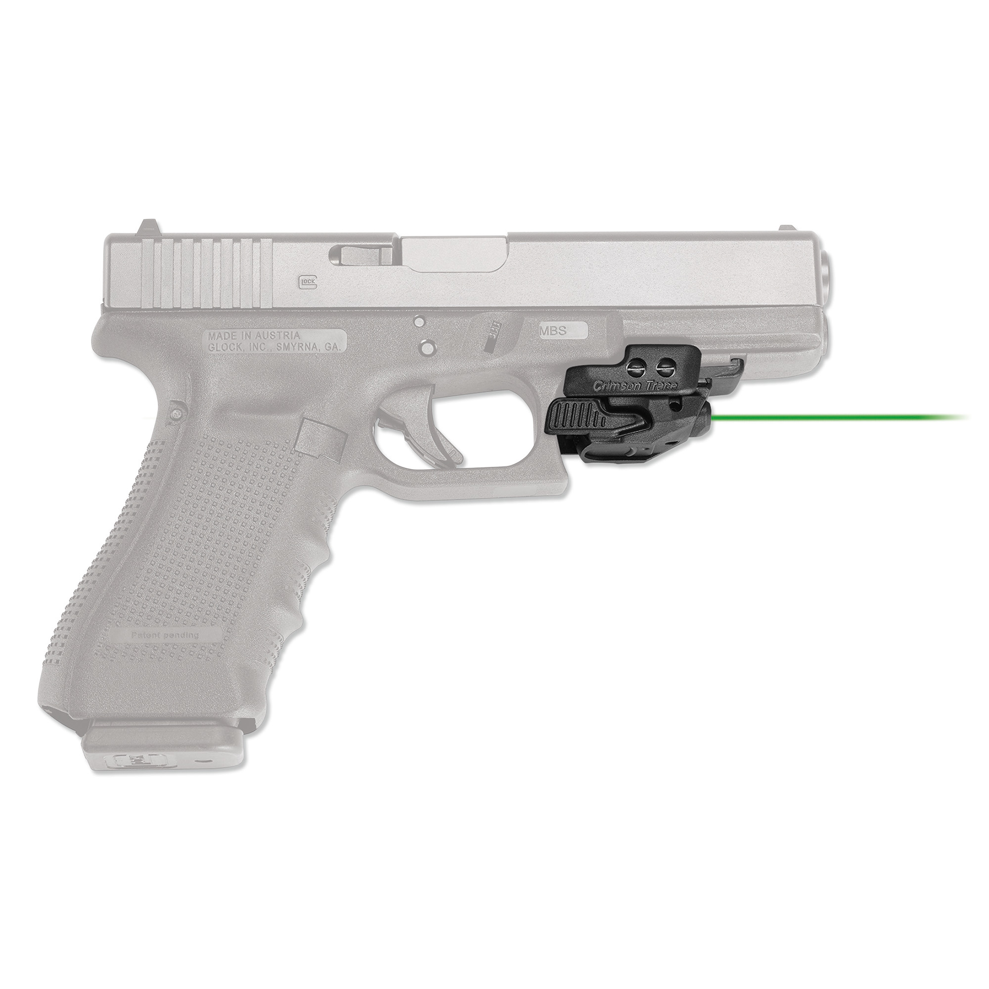 Crimson Trace Rail Master Green Laser - Universal M1913/GLOCK Rail Mount