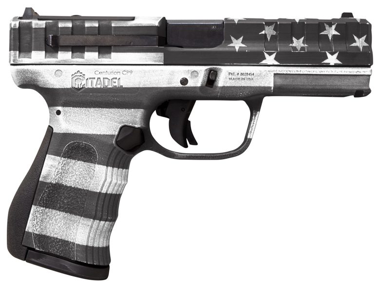 Citadel Centurion CP9 9mm 4" Gray American Flag 14+1 Optic Ready Pistol