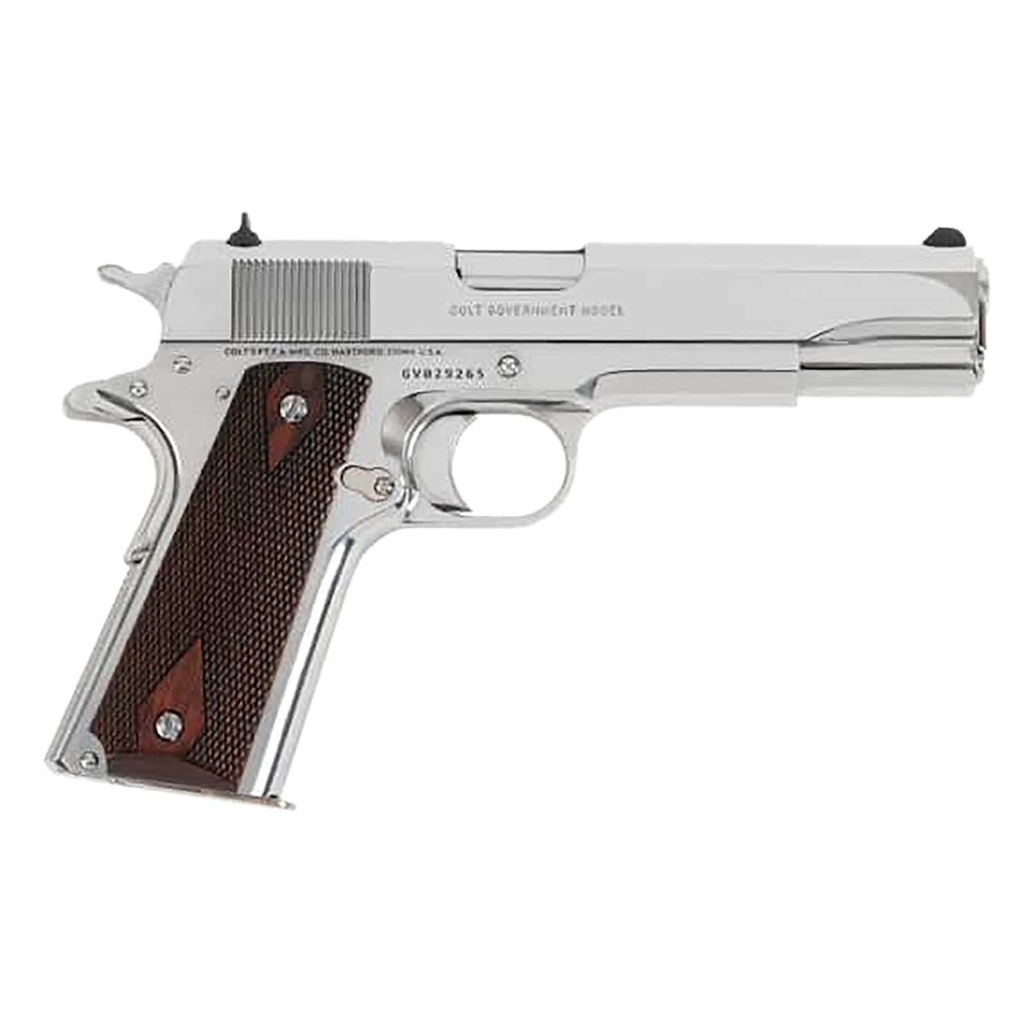 Colt 1911 Government 5" Bright Stainless 9-Rd