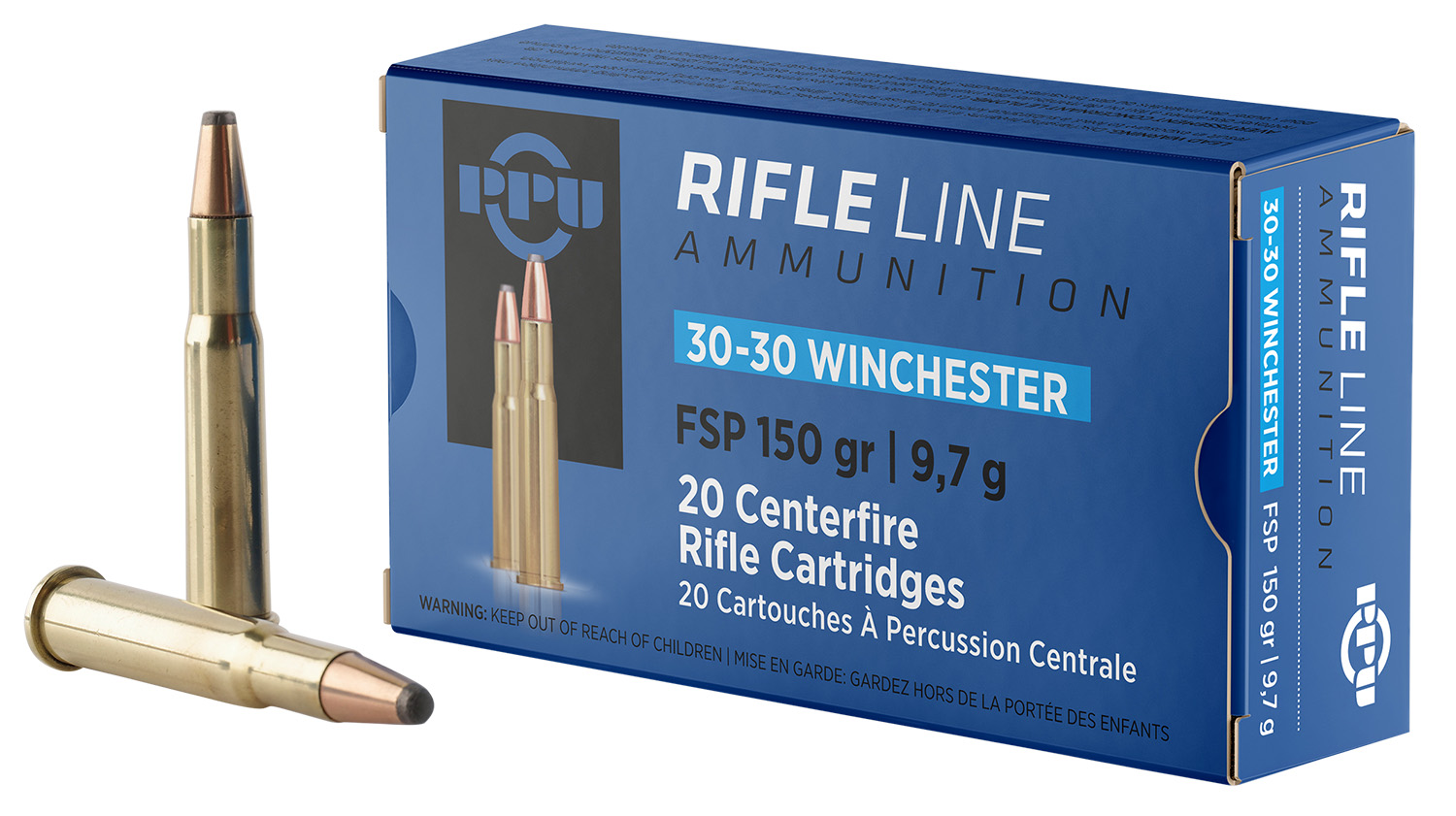 PPU Standard Rifle 30-30Win 150gr FSP 20 Rd