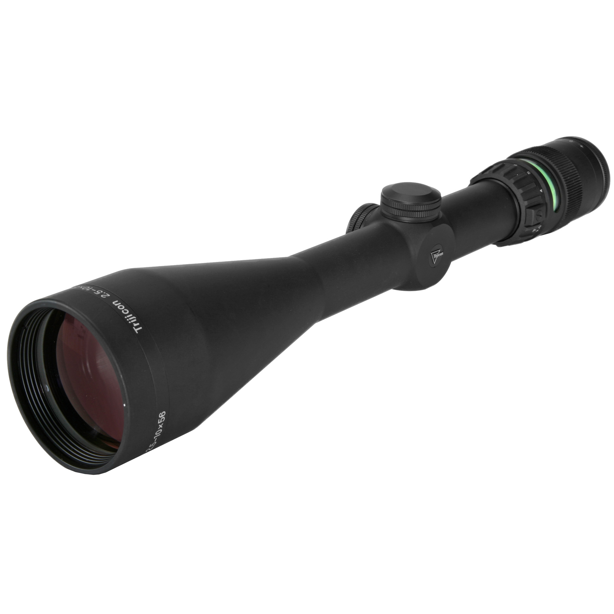 Trijicon AccuPoint 2.5-10x56mm Rifle Scope with Mil-Dot Illuminated Green Reticle, 30mm Tube