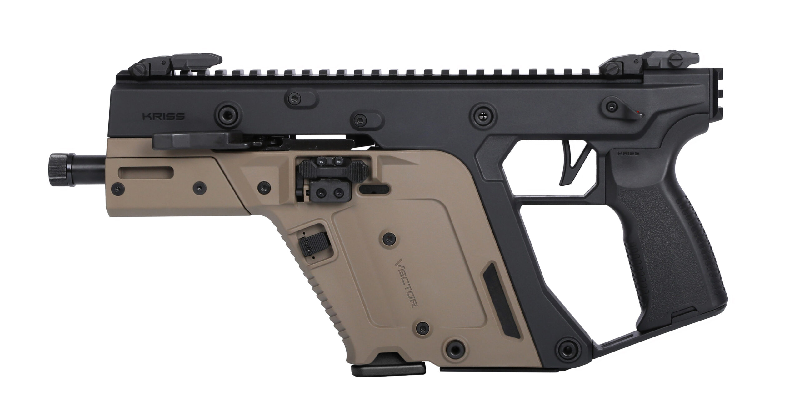 KRISS Vector SDP G3 .45 ACP FDE and Black 10+1 Pistol