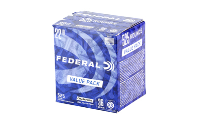 Federal Champion 22LR 36gr LHP 525-Round Value Pack Rimfire Ammo