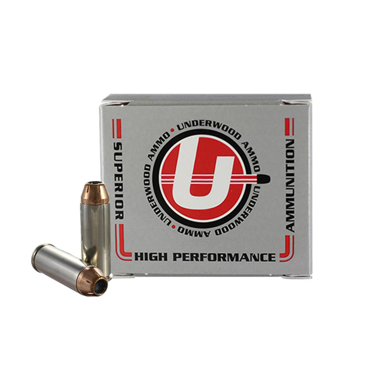 Underwood .45 Colt +P 250gr XTP JHP Ammo 1400fps 20rd Box